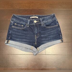 SO Denim Blue Low Rise Women's Shorts | Size 26